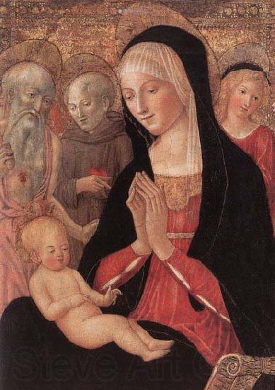 Francesco di Giorgio Martini Madonna and Child with Saints and Angels Germany oil painting art